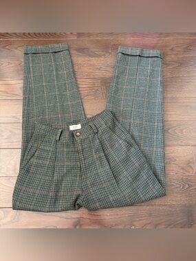 Vintage GAP Houndstooth Wool-Blend Dress Pants (26 waist 29 length)